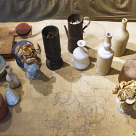 Foto oggetti Morandi